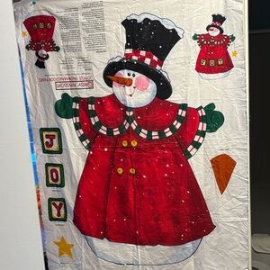 Festive snowman craft